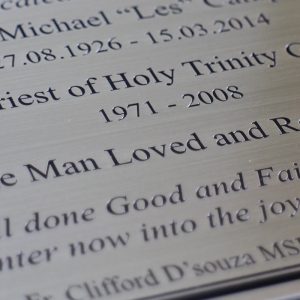 Engraving on metal