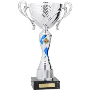 metal and plastic cup