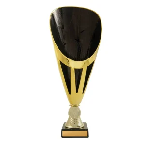 Gold and black cup