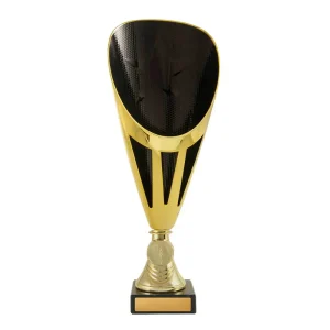 Gold and black cup