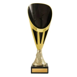 Gold and black cup