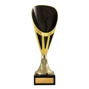 Gold and black cup