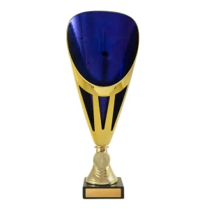 Gold and blue cup