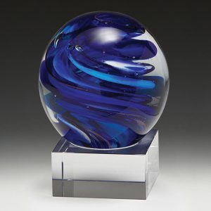 Spherical art glass award