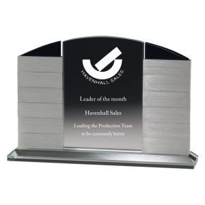 Glass and metal award