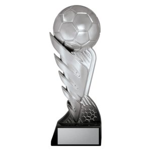 Silver Soccer Trophy