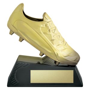 Gold soccer boot trophy