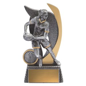 Female rugby trophy