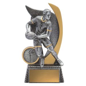 Male rugby trophy