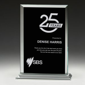 Black glass award