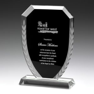 Black glass award