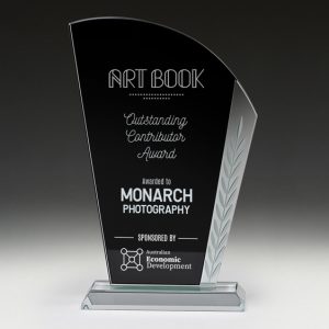 Black glass award