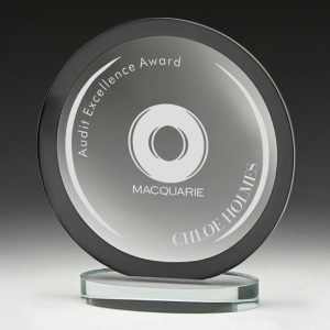 Black glass award
