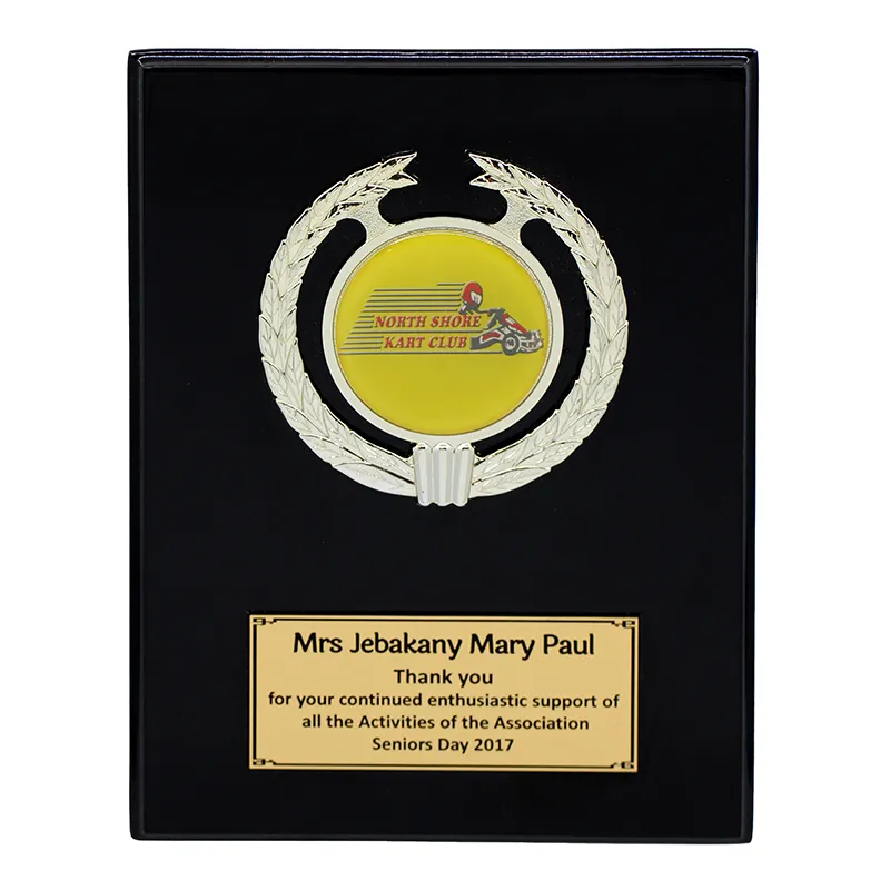 Black plaque