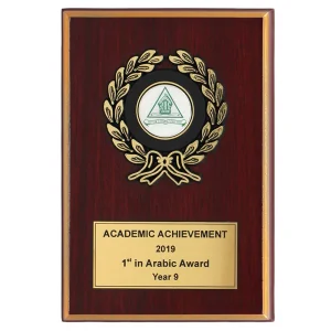 Rosewood plaque