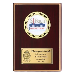 Rosewood plaque