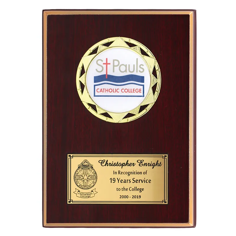 Rosewood plaque