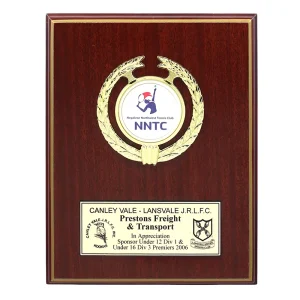 Rosewood plaque