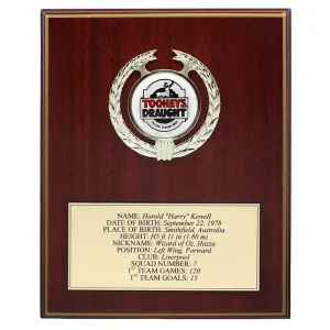 Rosewood plaque
