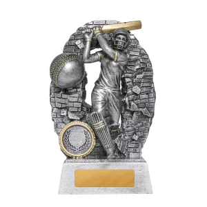 Crash Through Series Female Cricket Trophy - Batter