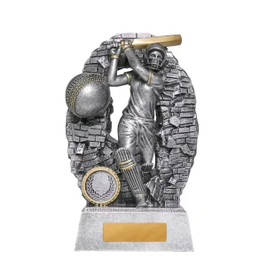 Crash Through Series Female Cricket Trophy - Batter