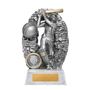 Crash Through Series Male Cricket Trophy - Batter