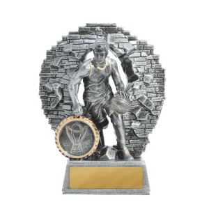 male basketball trophy