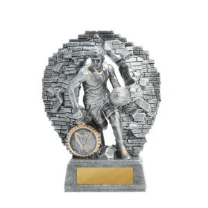 male basketball trophy