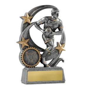 Male rugby trophy