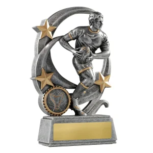 Male rugby trophy