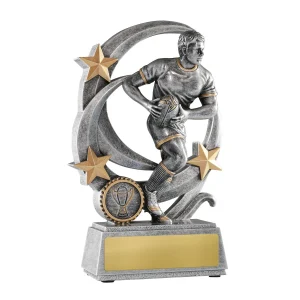 Male rugby trophy