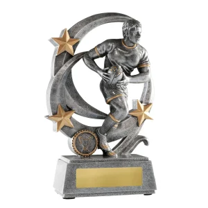 Male rugby trophy