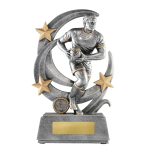 Male rugby trophy