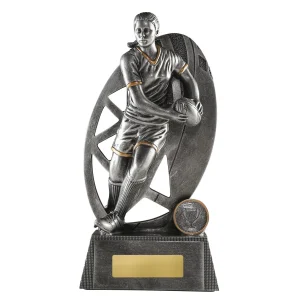 Female rugby trophy
