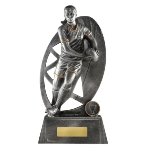 Female rugby trophy