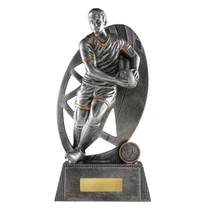 Male rugby trophy
