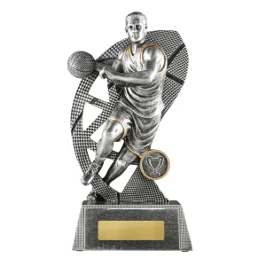 male basketball trophy