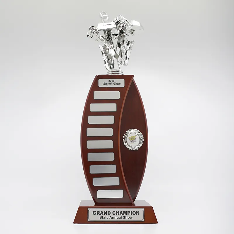Curved Timber Perpetual Trophy