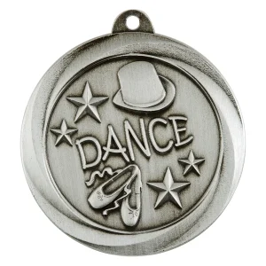 Silver dance medal