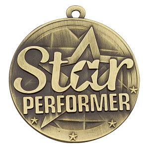 gold star performer medal